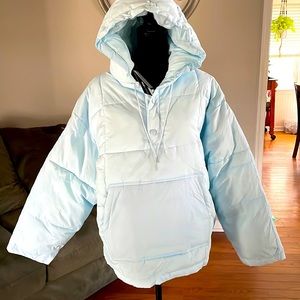 New Sky Blue Women’s Puffer Jacket